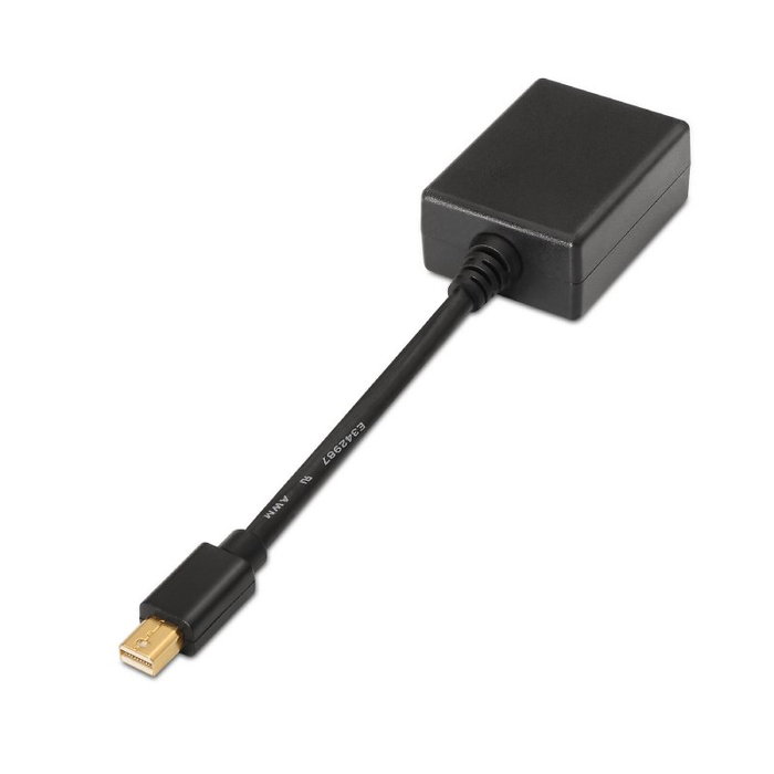 Aisens A125-0135 Conversor Mini DisplayPort Macho a VGA Hembra Negro Aisens A125-0135 Conversor Mini DisplayPort Macho a VGA Hembra Negro